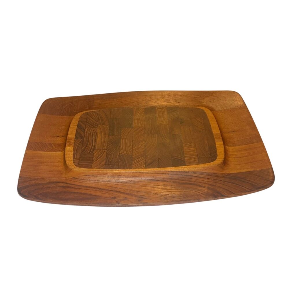 Vintage Jens Quistgaard Early Dansk Scandinavian Teak Cutting Board Cheese Board
